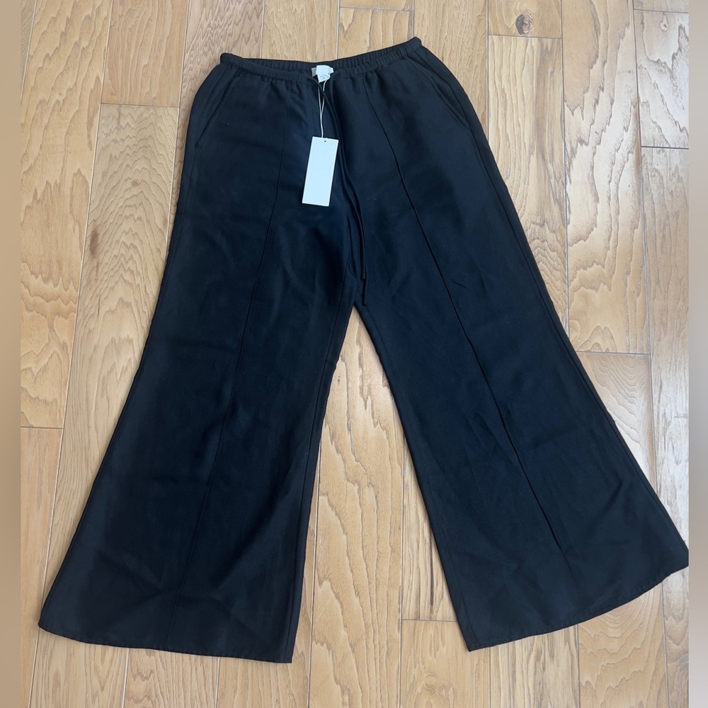 Arket Kick Flare Drawstring Trousers